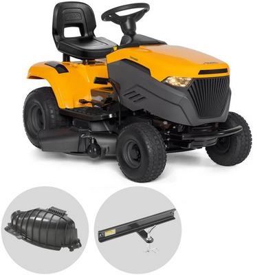 Stiga Tornado 398 Rasentraktor 98cm Seitenauswurf Hydrostatik 5000 m²