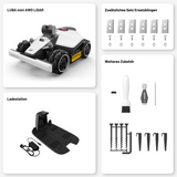 Mammotion LUBA mini AWD Mähroboter 1500 m² LiDAR ohne Begrenzungskabel 6