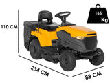 Stiga Estate 384 M Rasentraktor 84 cm Mähdeck 3000 m² 200L Fangkorb 2