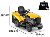 Stiga Estate 7102 W Rasentraktor 102cm Mähdeck Hydrostatik 300L Fangkorb 2